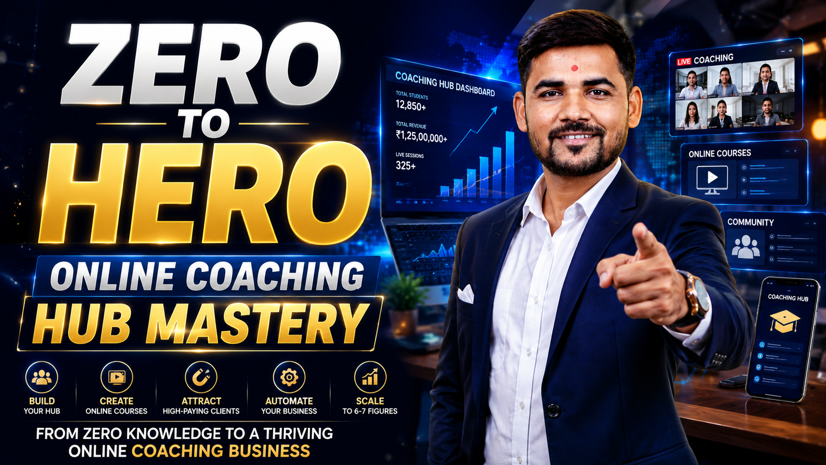 ZERO TO HERO ONLINE COACHING HUB MASTERY